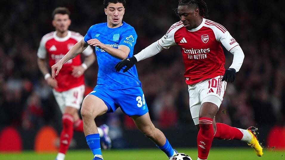 Ibrahim Maza ist einer von Leverkusens jungen Spielern, die laut Trainer Kasper Hjulmand gro&szlig;e Fortschritte gemacht haben.