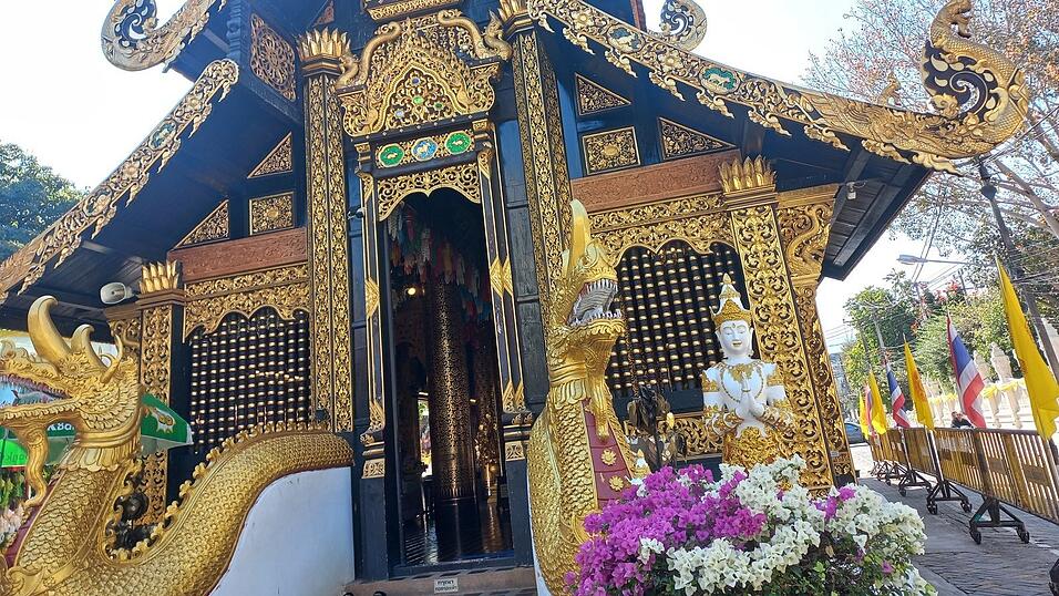 In Chiang Mai gibt es sehr viele Tempel.