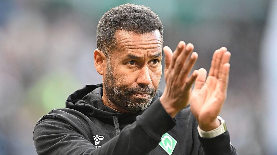 Werder-Trainer Daniel Thioune. Werder-Trainer Daniel Thioune.