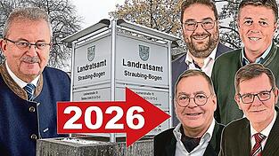 Buhlen um den Sitz im Landratsamt (von links oben nach rechts unten): Tobias Beck (Freie Wähler), Ewald Seifert (CSU), Dr. Christian Waas (ÖDP) und Oskar Saller (SPD). Einer von ihnen wird ab Mai den amtierenden Landrat Josef Laumer beerben. Buhlen um den Sitz im Landratsamt (von links oben nach rechts unten): Tobias Beck (Freie Wähler), Ewald Seifert (CSU), Dr. Christian Waas (ÖDP) und Oskar Saller (SPD). Einer von ihnen wird ab Mai den amtierenden Landrat Josef Laumer beerben.
