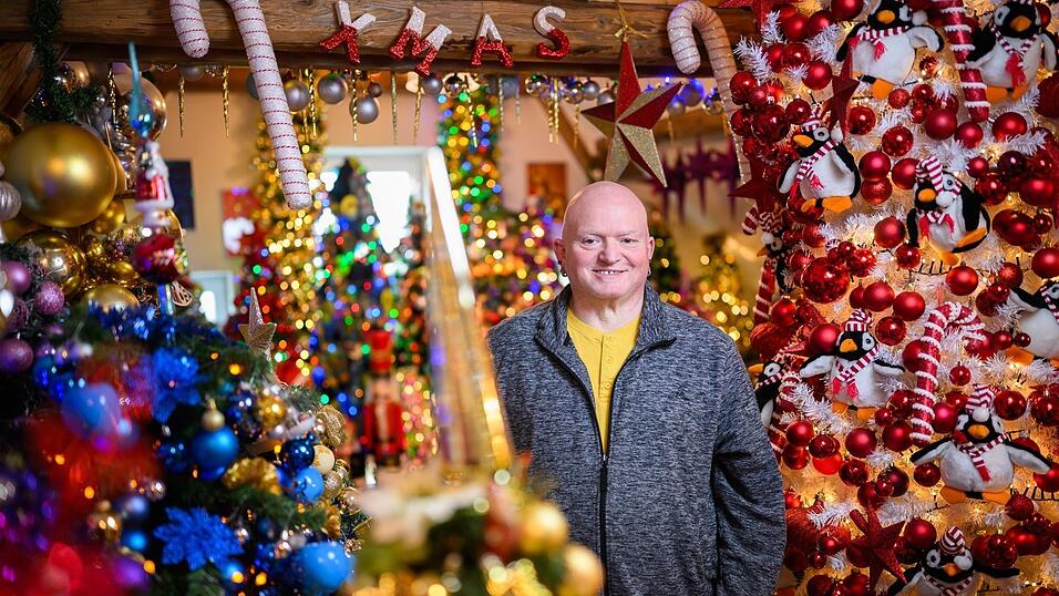 Bereits Anfang Juni beginnt Thomas Jeromin mit dem Schmücken. Bereits Anfang Juni beginnt Thomas Jeromin mit dem Schmücken.