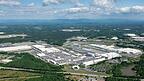 Das BMW-Werk Spartanburg aus der Luft betrachtet. 1994 mit rund 700 Mitarbeitern gestartet, ist es heute auf über 11.000 Arbeiter angewachsen.