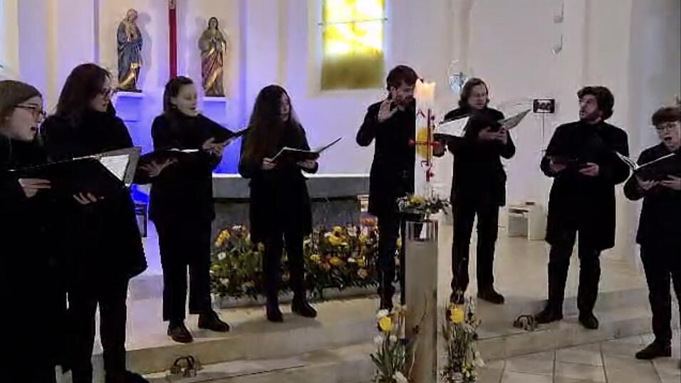 Das Euphonia Vokalensemble &uuml;berzeugte durch einen klaren, ausgewogenen Klang und pr&auml;zise Stimmf&uuml;hrung.