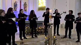 Das Euphonia Vokalensemble &uuml;berzeugte durch einen klaren, ausgewogenen Klang und pr&auml;zise Stimmf&uuml;hrung.