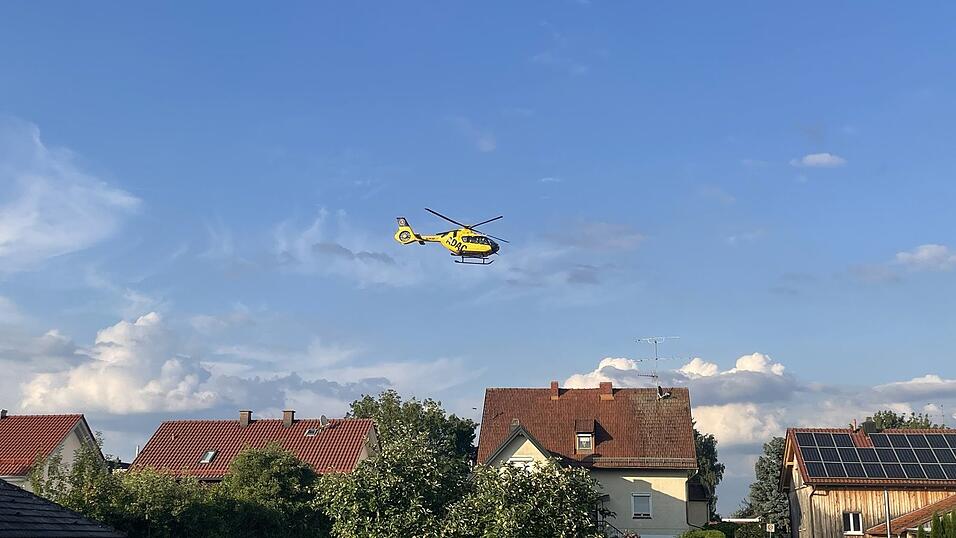 Bei dem Unfall am Freitagabend war der Rettungshubschrauber im Einsatz.&nbsp;