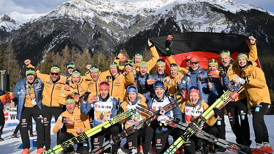 Das deutsche Team will in Lenzerheide noch &ouml;fter jubeln.