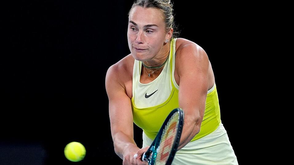 Greift erneut nach der Trophäe bei den Australian Open: Aryna Sabalenka Greift erneut nach der Trophäe bei den Australian Open: Aryna Sabalenka