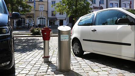Der erste Bürgerhaushalt vor zwei jahren finanzierte den Trinkbrunnen auf dem Marktplatz - die Idee dazu hatte ein Chamer.
