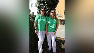 Simone Kräh und ihre Tochter Sarah haben ein gemeinsames Ziel: Pflegefachfrau.