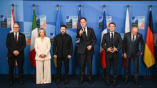 Ein E5-Treffen auf Spitzenebene gab es zuletzt 2025 - damals mit dem ukrainischen Pr&auml;sidenten Selenskyj. (Archivbild)