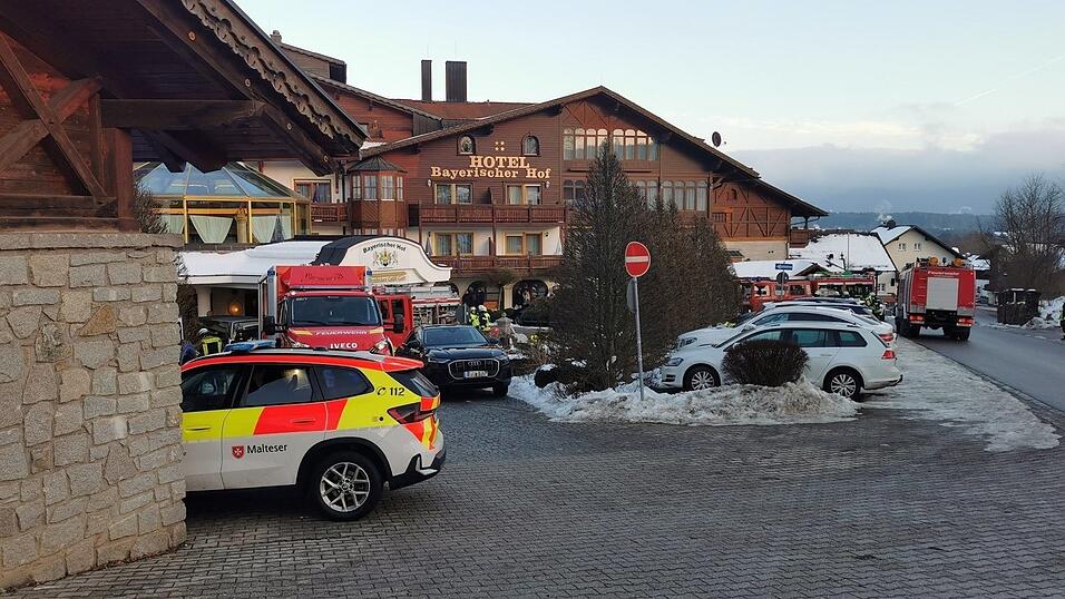 Im Hotel Bayerischer Hof in Rimbach kam es am Samstagnachmittag zu einer Rauchentwicklung.