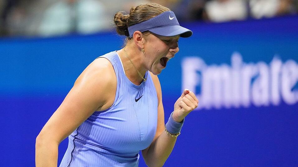 Amanda Anisimova hat nach der Klatsche vom Wimbledon-Finale wieder die Chance auf ihren ersten Grand-Slam-Titel. Amanda Anisimova hat nach der Klatsche vom Wimbledon-Finale wieder die Chance auf ihren ersten Grand-Slam-Titel.
