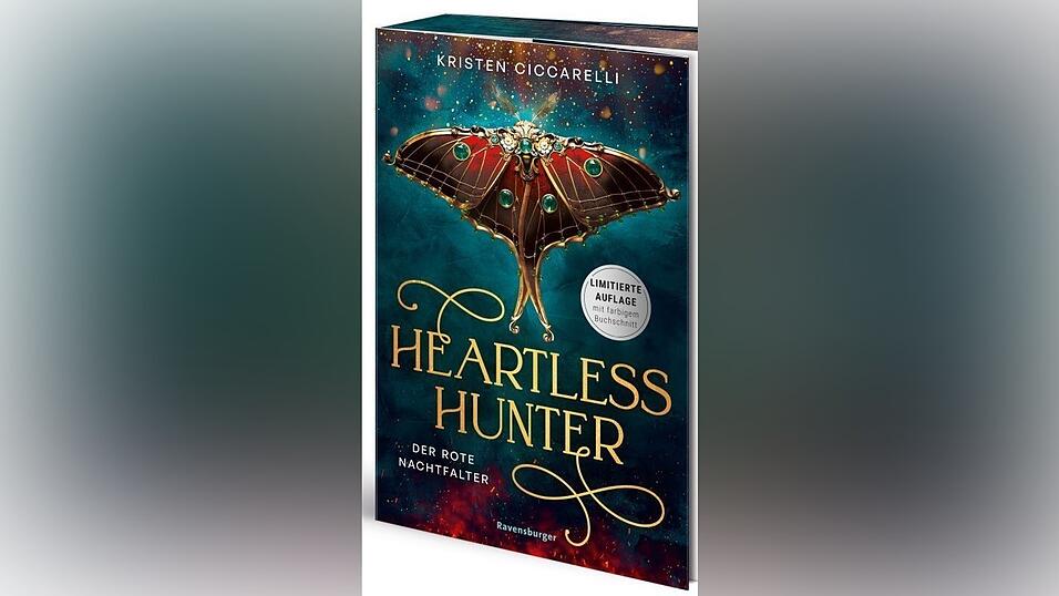 „Heartless Hunter“ von Kristen Ciccarelli ist Teil eins der zweiteiligen Serie „Der rote Nachtfalter“, erschienen bei Ravensburger. 