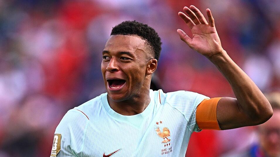 Hat bei dieser WM schon acht Tore erzielt: Kylian Mbappé. Hat bei dieser WM schon acht Tore erzielt: Kylian Mbappé.
