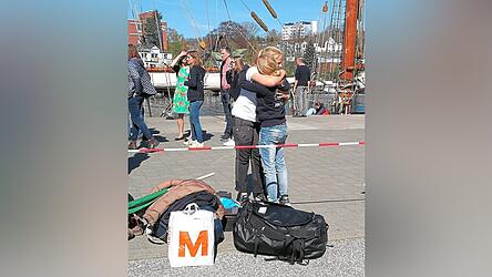 Es tat gut die Familie wieder in die Arme zu schließen.