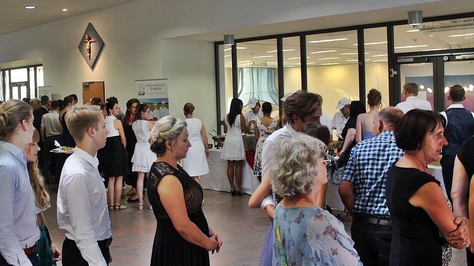 Beste Stimmung auf der Abifeier des Gymnasiums Seligenthal.