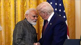 Trump spricht nach einem Telefonat mit Modi von einem Handelsdeal. (Archivbild)