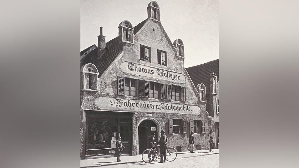 Das Haus Wagnergasse 2 auf einem Foto aus den ersten Jahrzehnten des 20.Jahrhunderts.