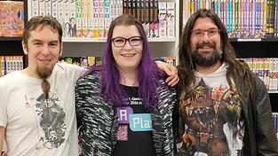 Das Orgateam hinter LA-Play (von links): Manuel Schmidt, Franziska Stelzer und Alois Lichtmannecker.