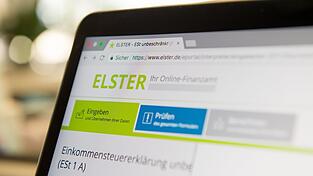 Die Betrüger verwenden das Logo der Plattform „Elster“. Die Betrüger verwenden das Logo der Plattform „Elster“.