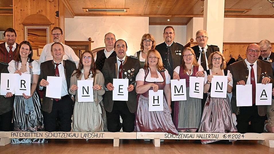 Beim Scheitlknien konnten die Landshuter die Hallertauer endgültig überzeugen.