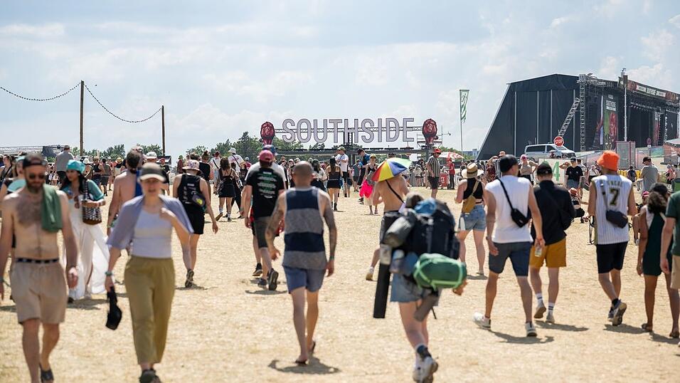Das Southside-Festival war in vollem Gange. Das Southside-Festival war in vollem Gange.