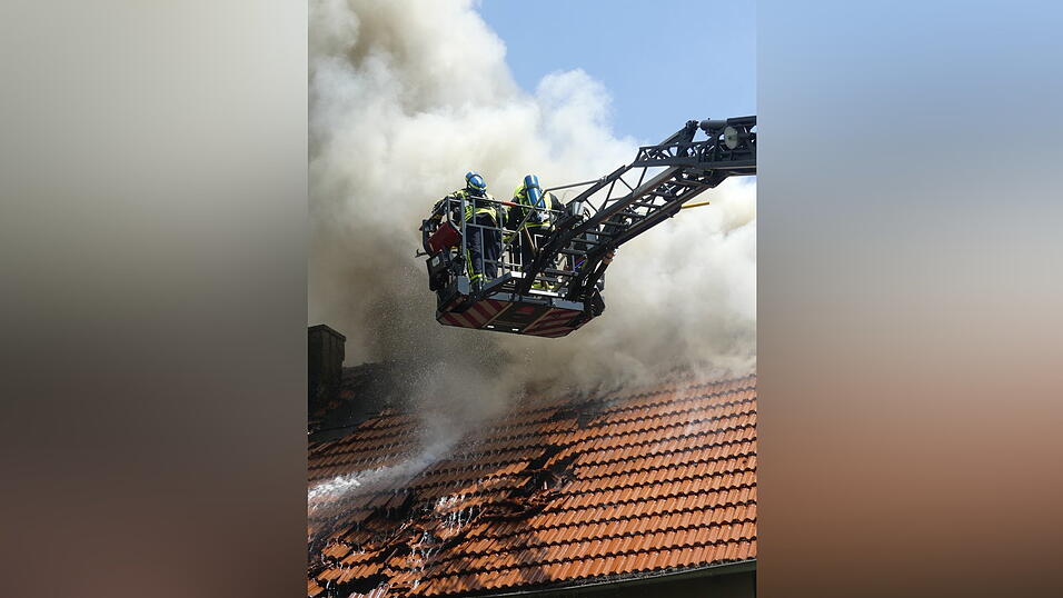 Brand eines Wohnhauses in Mötzing.