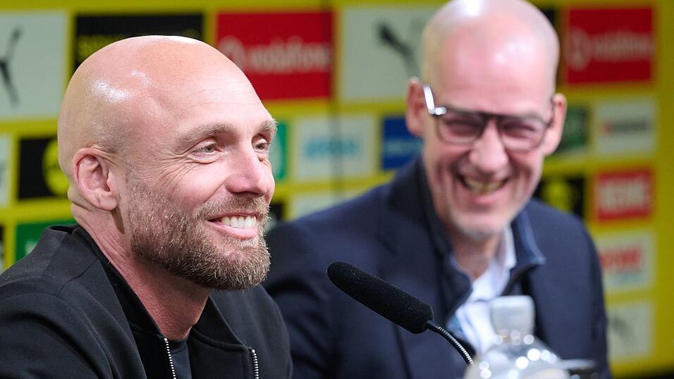 Clubchef Carsten Cramer (r.) glaubt, mit Ole Book (l.) den richtigen Sportdirektor für den BVB gefunden zu haben Clubchef Carsten Cramer (r.) glaubt, mit Ole Book (l.) den richtigen Sportdirektor für den BVB gefunden zu haben