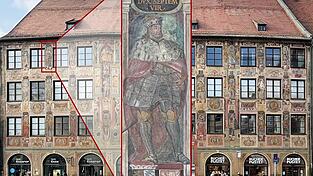 Ludwig I. war, so steht es &uuml;ber seinem Kopf, einer von sieben Kurf&uuml;rsten.