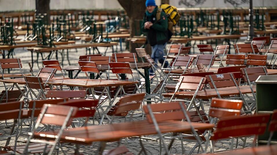 Nach einer fr&uuml;hlingshaften ersten Aprilwoche macht sich Regen breit. Beim Biergartenbesuch wird man wohl nass. (Archivbild)