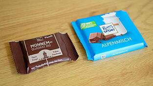 Ritter Sport sieht durch den Haferriegel &laquo;Monnemer Quadrat Bio&raquo; nach eigenen Angaben seine Marke bedroht. (Archivbild)