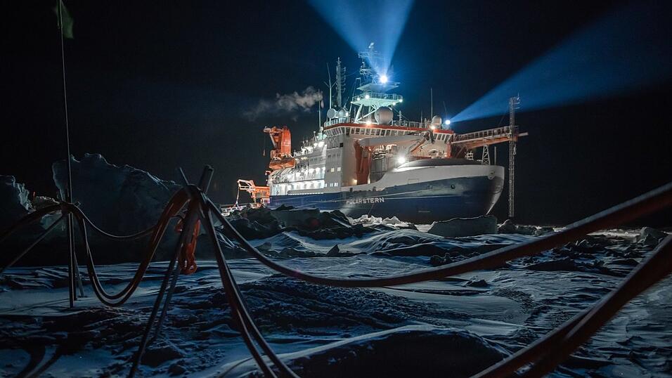 Einen Monat wird allein die Anreise auf der 'Polarstern' zur Antarktis dauern.