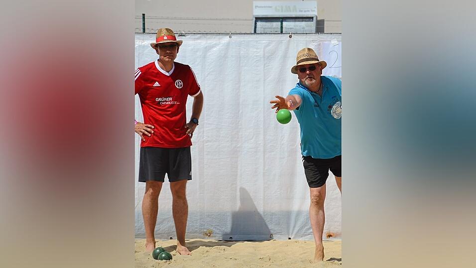 Auch das Boccia-Turnier darf nicht fehlen.