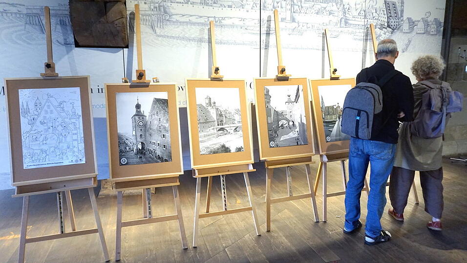 Plakate mit historischen Aufnahmen konnten am Wochenende unter anderem begutachtet werden. Plakate mit historischen Aufnahmen konnten am Wochenende unter anderem begutachtet werden.