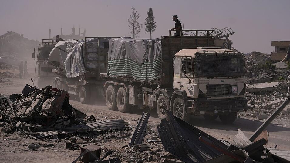 Inzwischen lässt Israel wieder humanitäre Güter in den abgeriegelten Gazastreifen.