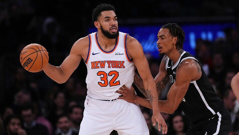 54 Punkte Vorsprung erarbeiteten sich die Knicks im Stadtduell mit den Nets. 54 Punkte Vorsprung erarbeiteten sich die Knicks im Stadtduell mit den Nets.