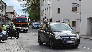 Der Unfall ereignete sich am Dienstagnachmittag auf dem Marktplatz von Arnstorf (Kreis Rottal-Inn).