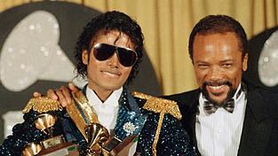 Für das Album «Thriller» wurden Michael Jackson und Quincy Jones mit mehreren Grammys ausgezeichnet.