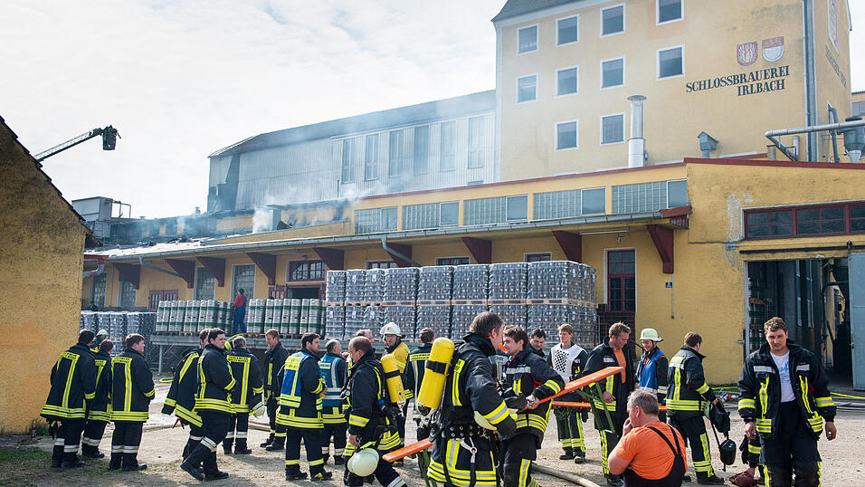 Bei dem Brand in der Irlbacher Schlossbrauerei entstand ein Millionenschaden. Foto: Mathias Adam