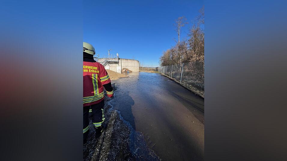 Impressionen vom Einsatz am Samstag in Buch am Erlbach.