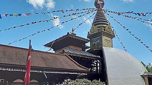 Der Nepal Himalaya Pavillon in Wiesent (Kreis Regensburg).