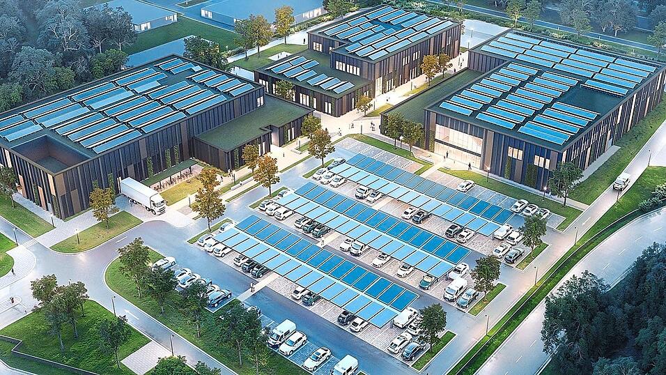 Das neue Zoll-Einsatztrainingszentrum Kümmersbruck soll - wie alle anderen auch - in den Außenanlagen viel grüne Fläche erhalten. Das neue Zoll-Einsatztrainingszentrum Kümmersbruck soll - wie alle anderen auch - in den Außenanlagen viel grüne Fläche erhalten.