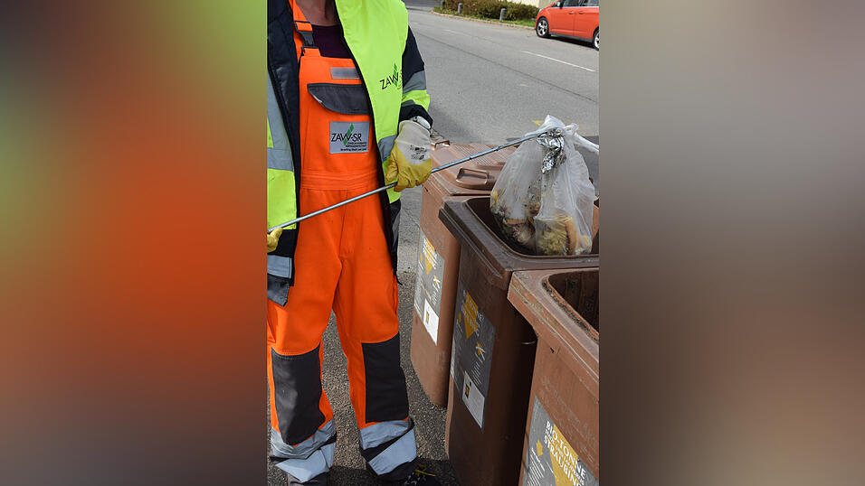 Plastik gehört nicht in die Biotonne.