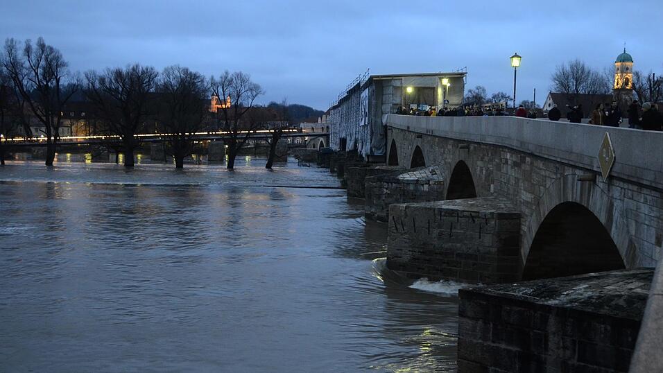 So sah es am Sonntag in Regensburg aus.