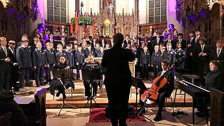 Die Stimmen der Domspatzen erfüllten nicht nur den Chorraum im Münster.