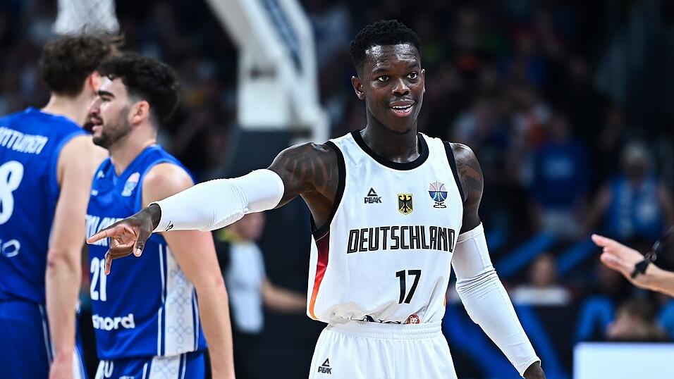 Da geht's lang! Dennis Schröder hat die deutschen Basketballer ins Finale geführt.