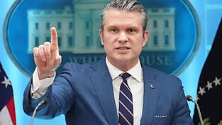 US-Verteidigungsminister Pete Hegseth hat nach Angaben seines Ministeriums den Abzug Tausender Soldaten aus Deutschland angeordnet. (Archivbild)