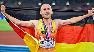 „Mittlerweile bin ich wieder ein bisschen in der Realität angekommen, aber so richtig begriffen, dass ich Vizeeuropameister bin, habe ich noch nicht“, sagt Florian Bremm. „Mittlerweile bin ich wieder ein bisschen in der Realität angekommen, aber so richtig begriffen, dass ich Vizeeuropameister bin, habe ich noch nicht“, sagt Florian Bremm.