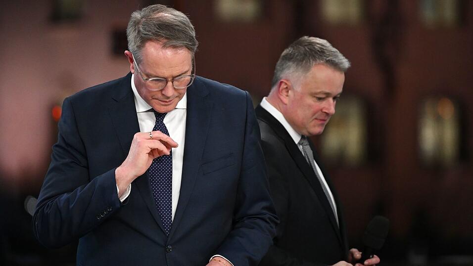 Schweitzer schloss aus, Minister in einer Regierung unter Führung der CDU zu werden. Schweitzer schloss aus, Minister in einer Regierung unter Führung der CDU zu werden.