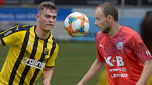 Maximilian Wolf von der DJK Vilzing (links) und Friedrich Lieder vom ASV Cham (rechts) werden auch in der kommenden Saison in der Bayernliga Nord gegeneinander antreten.